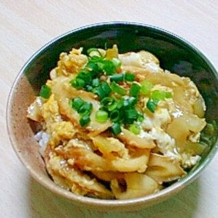 簡単に出来る　ちくわ丼